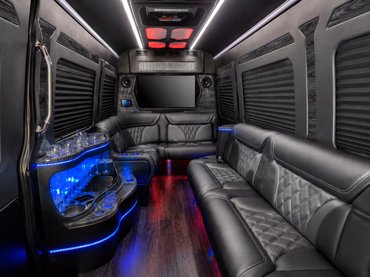 gilbert corporate event transportation onboard seating