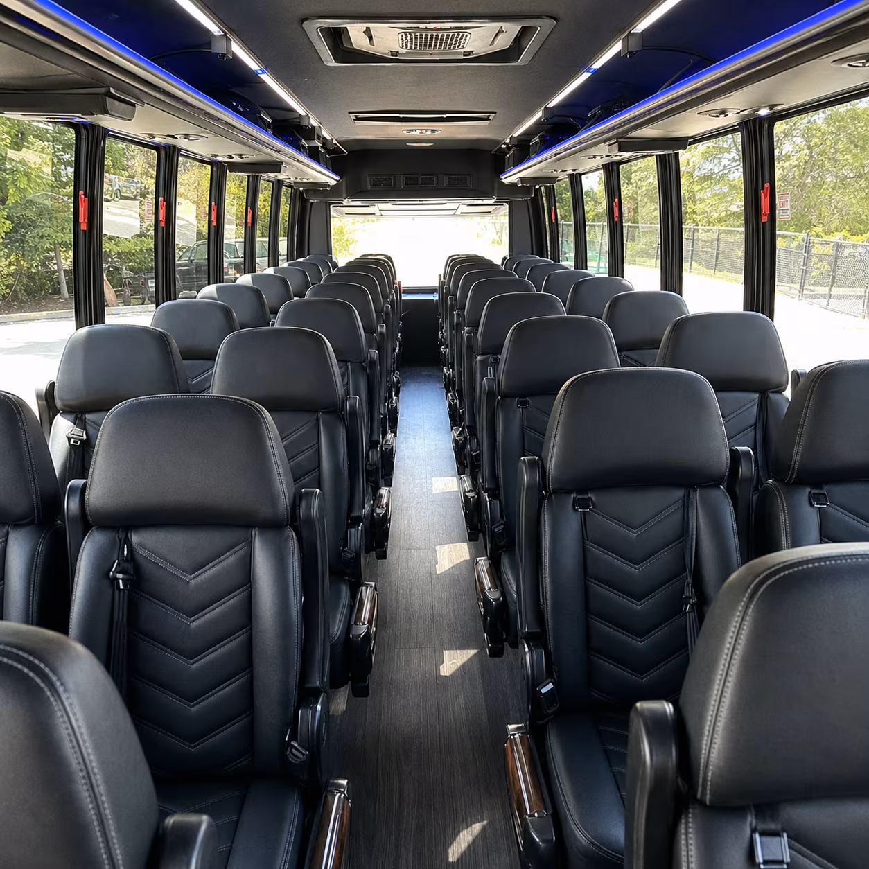 gilbert school event transportation onboard seating